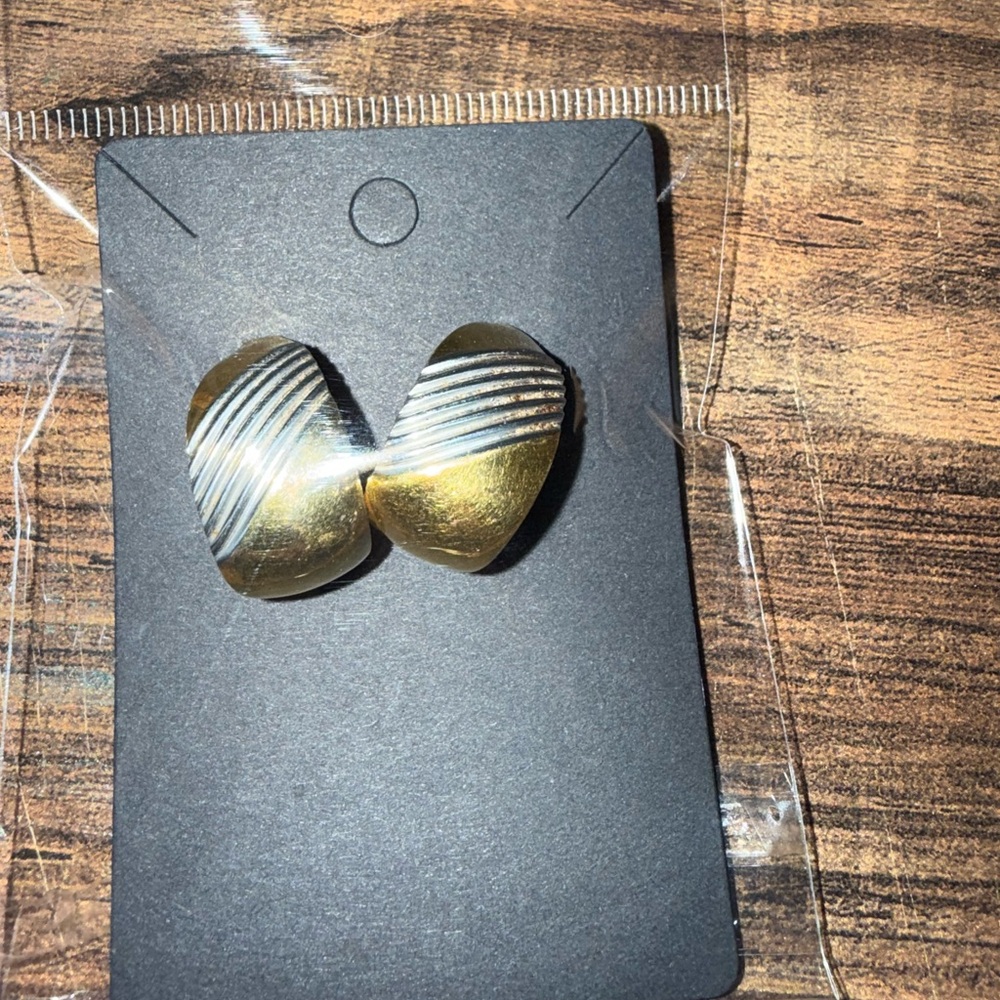Gold and Silver Statement Earrings